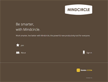 Tablet Screenshot of mindcircle.com